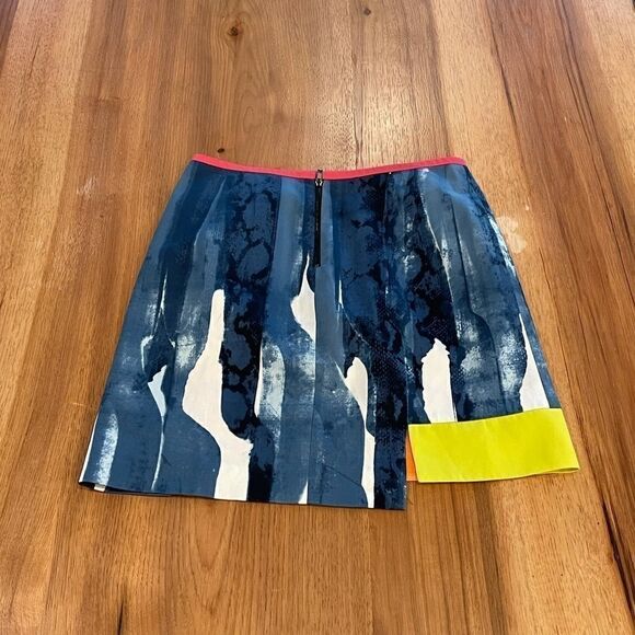 Tahari Color blocking snakeskin skirt - 2 - Picture 10 of 12